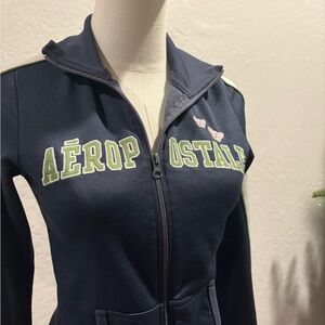 Aeropostale Dark Blue Track Jacket